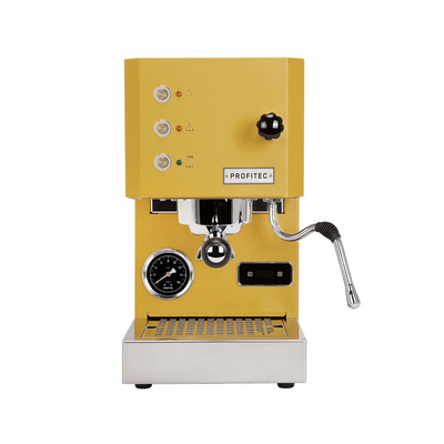 Yellow Profitec Go Espresso Machine