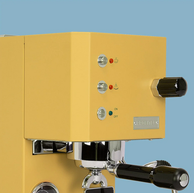 Yellow Profitec Go Espresso Machine